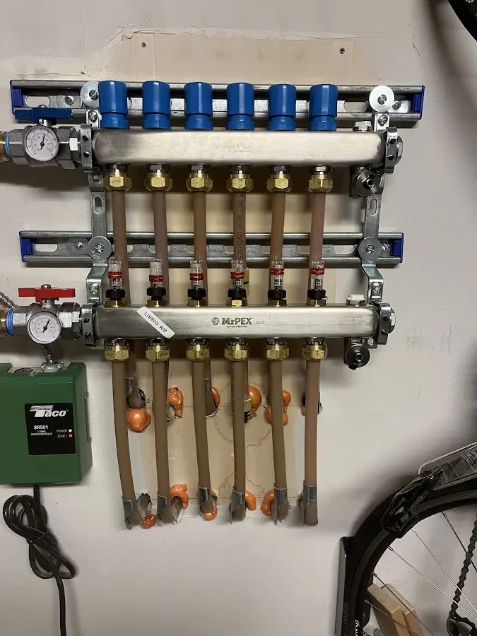 Plumber performing Leak Detection at a residential property in Ballinger